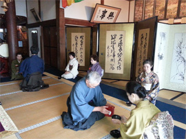 法泉寺の茶会